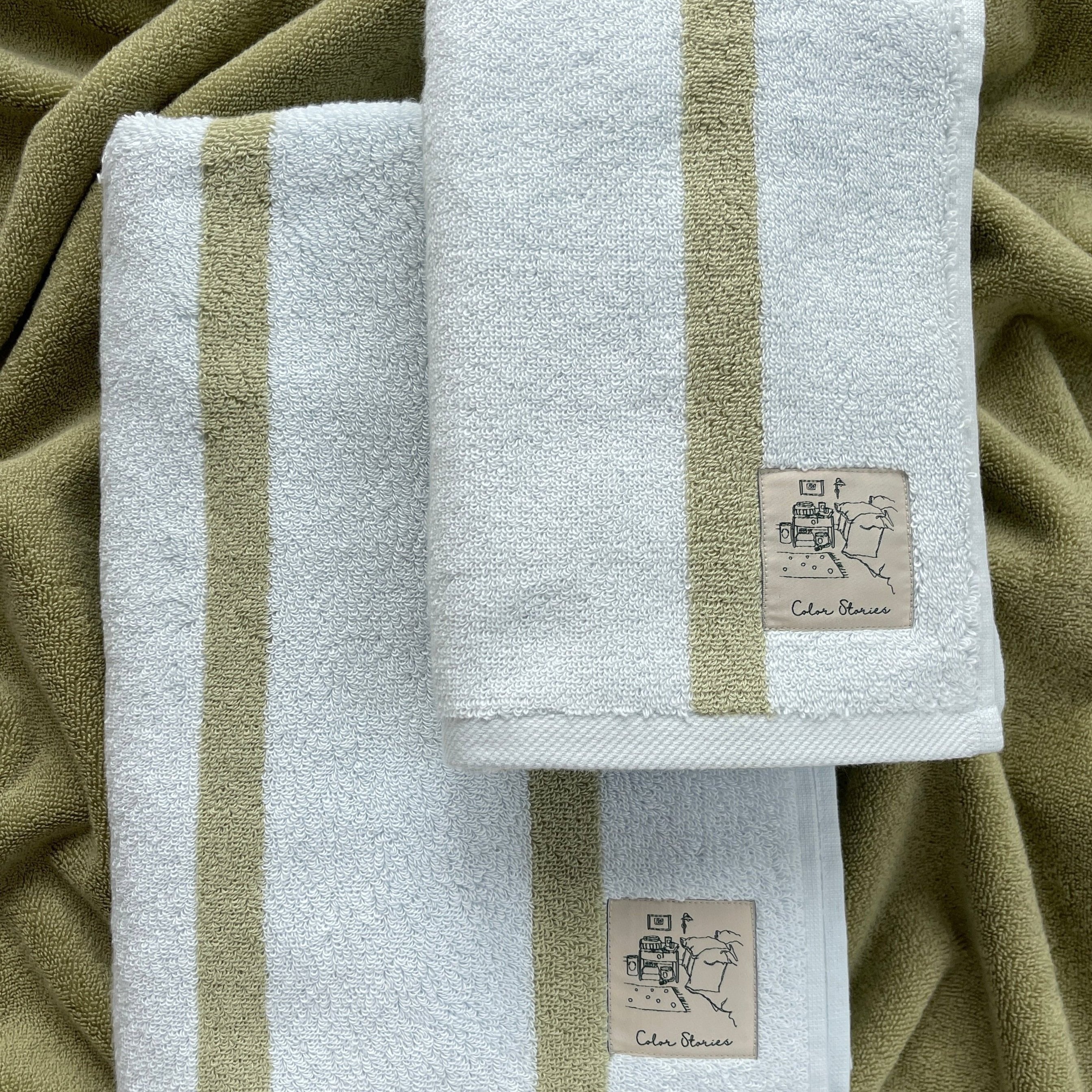Towel in Stripe - 50x80 cm