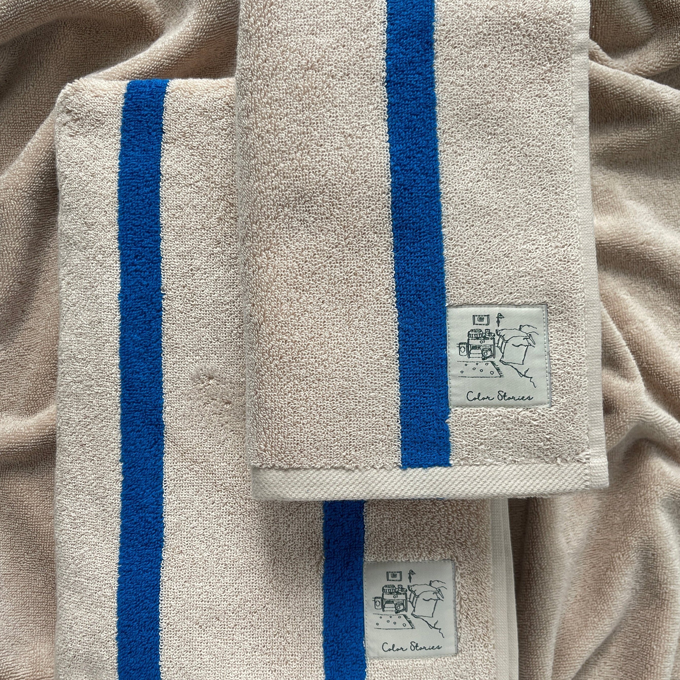 Towel in Stripe - 50x80 cm